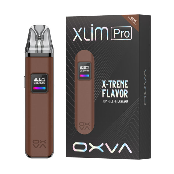 Brown Leather 03 【OXVA】小蠻牛電子煙主機-XLIM PRO-30W