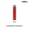 Red Uwell ,Uwell 電子煙,Uwell Caliburn GK3 Pod Kit