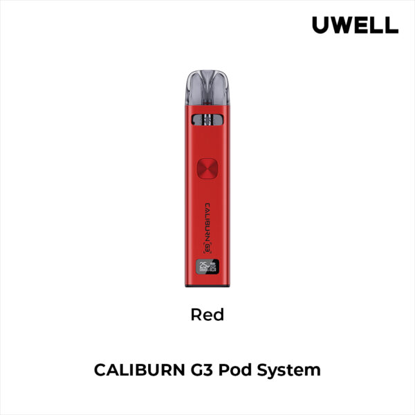 Red Uwell ,Uwell 電子煙,Uwell Caliburn GK3 Pod Kit