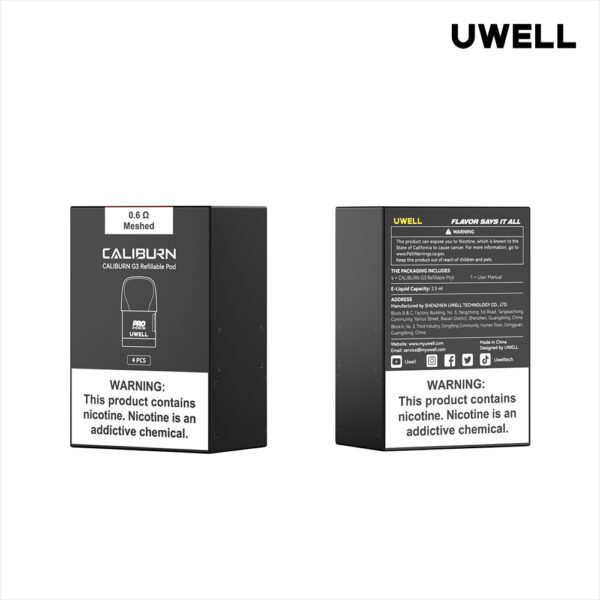 FDA UWELL CALIBURN G3 KIT 咖哩棒
