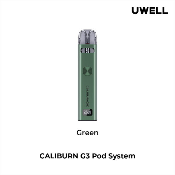 Green Uwell ,Uwell 電子煙,Uwell Caliburn GK3 Pod Kit