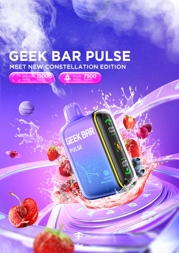 pulse zodiac KV-A4 拷贝 Geek Bar Pulse Vape小火箭|美國大牌一次性拋棄式電子煙總代理